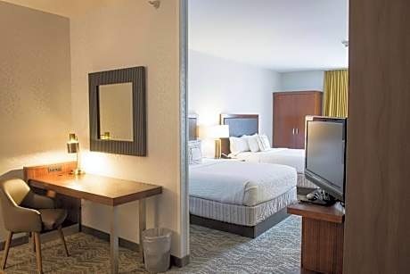 Suite, Multiple Beds, Mountain View (Hearing Accessible) (2 Queen Beds and 1 Double Sofa Bed)