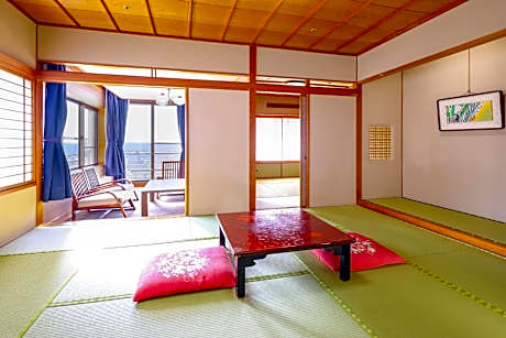 Standard Japanese-Style-Room with 12+6 Tatami mats - Indoor Bath - Non-Smoking