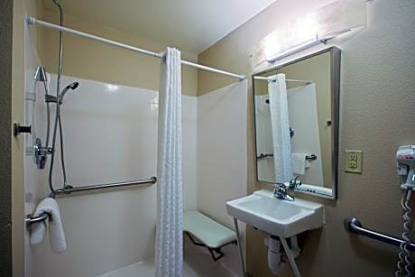 Queen Studio with Roll-In Shower - Disability Access