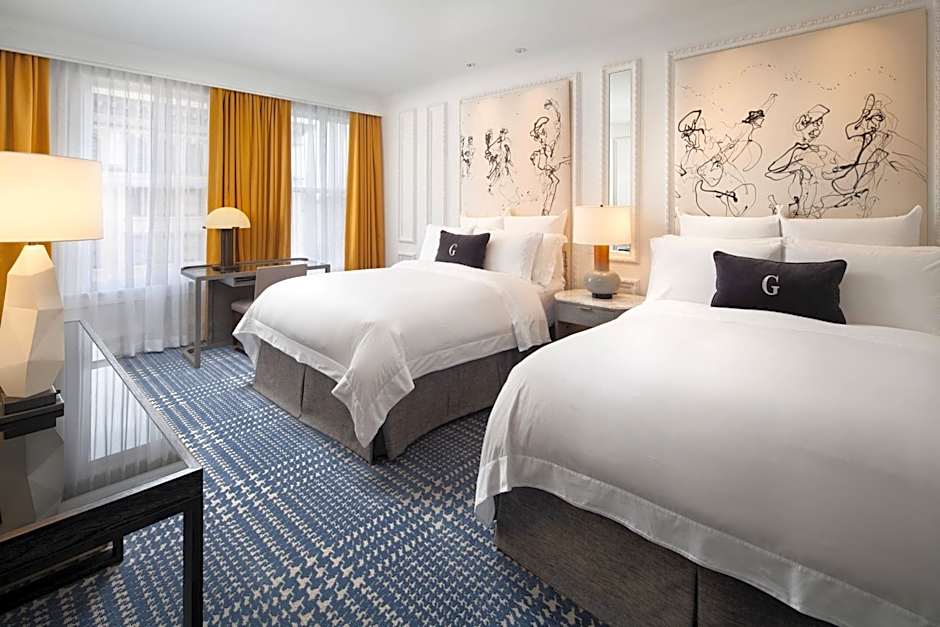 Photo 1 of 4 of Deluxe Grand 2 Queen Beds Guestroom, Bathtub, Top Floor