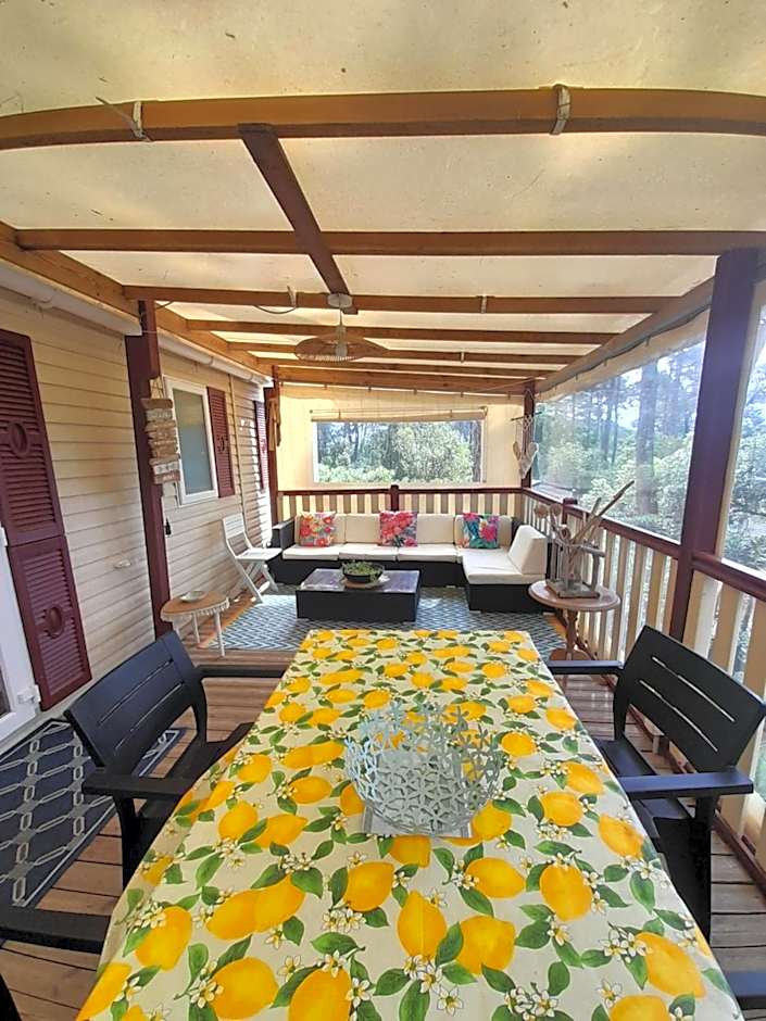 Maison mobilhome sans vis à vis au calme et en hauteur