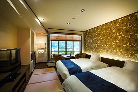 Premium Twin Room with Private Hot Spring