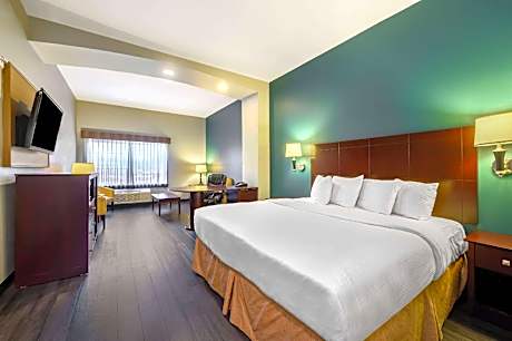 Deluxe King Room with Roll-In Shower - Mobility/Hearing Accessible - Non-Smoking