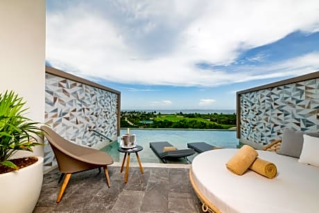 Inspira Ocean View Swim Out Junior Suite with Double Bed