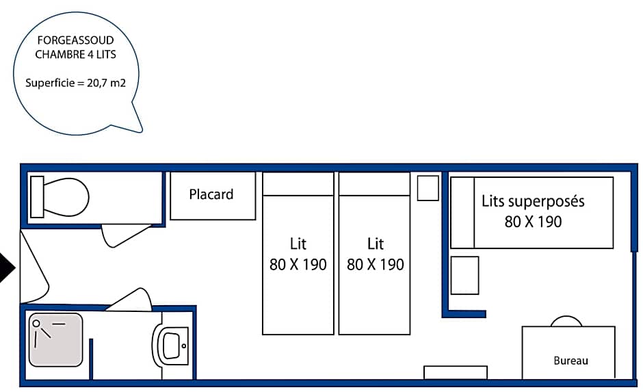 Photo 1 of 1 of Quadruple Room (2 Adults + 2 Children)