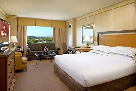 One King Bed with Sofa Bed and Stadium View