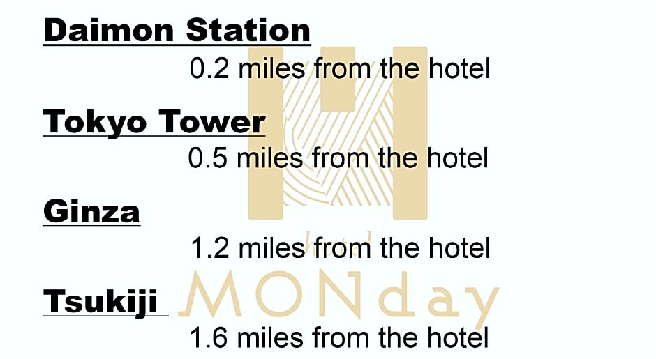 MONday Apart Hamamatsucho Daimon