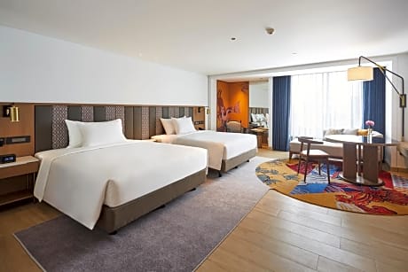 junior suite with two double bed