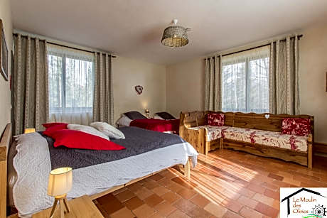 Appartement-Super spacieuse-Salle de bain et douche-Vue sur Montagne-Aravis