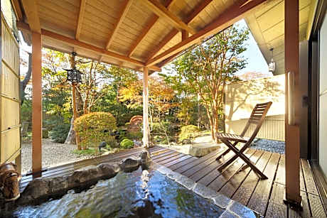 Japanese-Style Room with Outdoor Hot Spring with Garden View