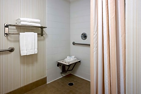 1 King Mobility Accessible W/Roll In Shower
