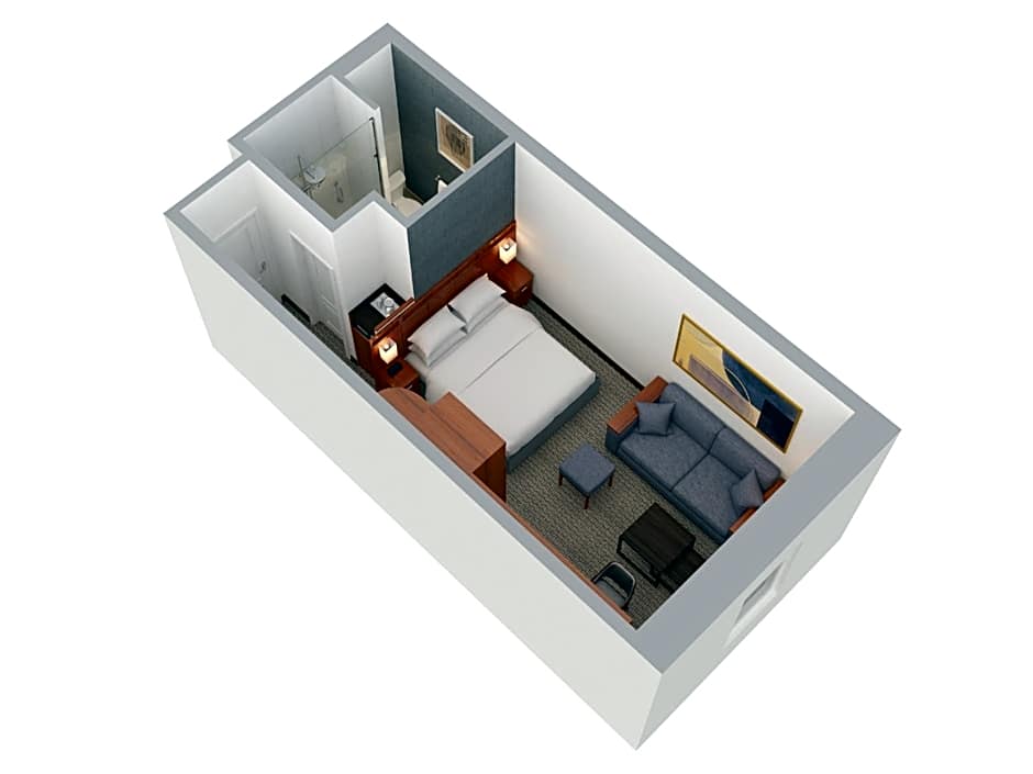 Photo 1 of 6 of 1 King Bed with Sofabed