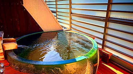 Standard Triple Room with Open-Air Bath and Mountain View