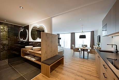 One-Bedroom Apartment with Balcony and Mountain View