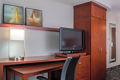 King Room with Sofa Bed and Roll-in Shower - Mobility and Hearing Accessible