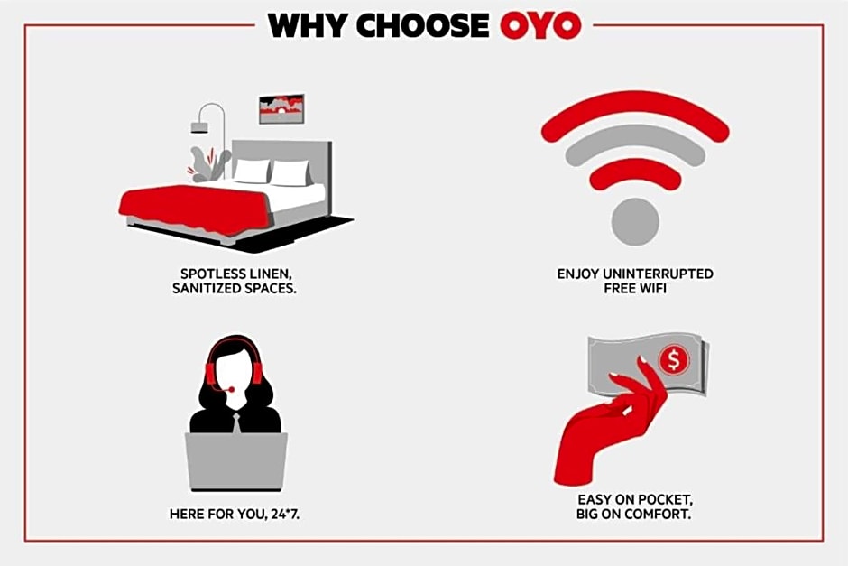 Love Hotels Staples by OYO at HWY 10 MN