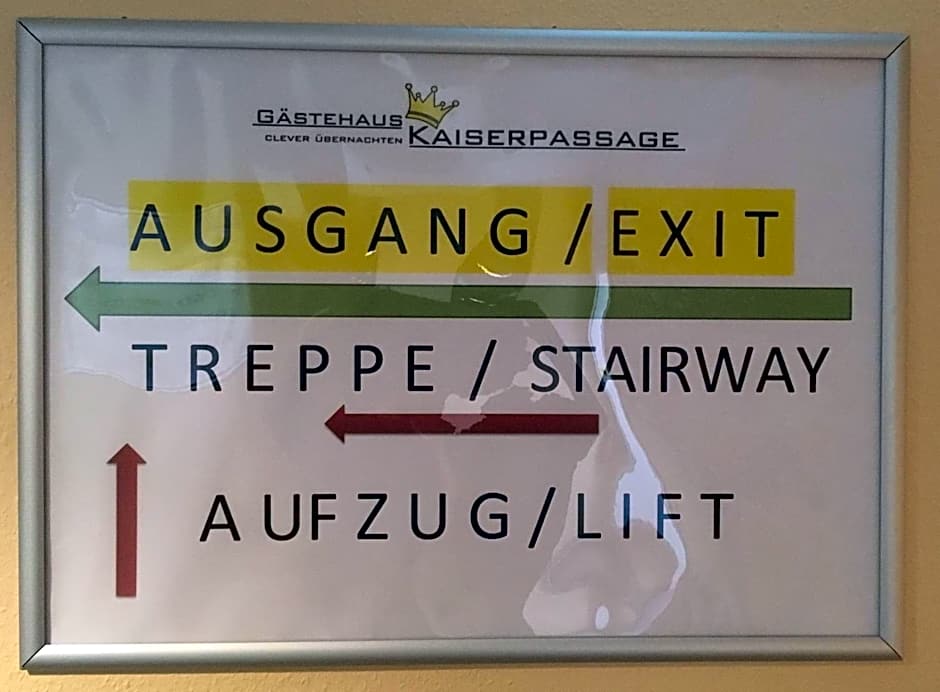 Gästehaus Kaiserpassage- Ihr Cityhostel