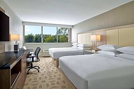 Queen Room with Two Queen Beds and Roll-in Shower - Mobility and Hearing Accessible