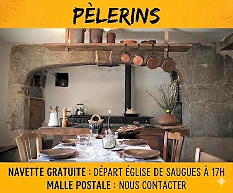Chambres et Tables d'hôtes - Les Ateliers de Pontajou - Pèlerin navette gratuite à Saugues