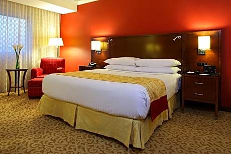 Junior Suite, Executive lounge access, 1 Bedroom Junior Suite, 1 King to 1 King Suite, City view