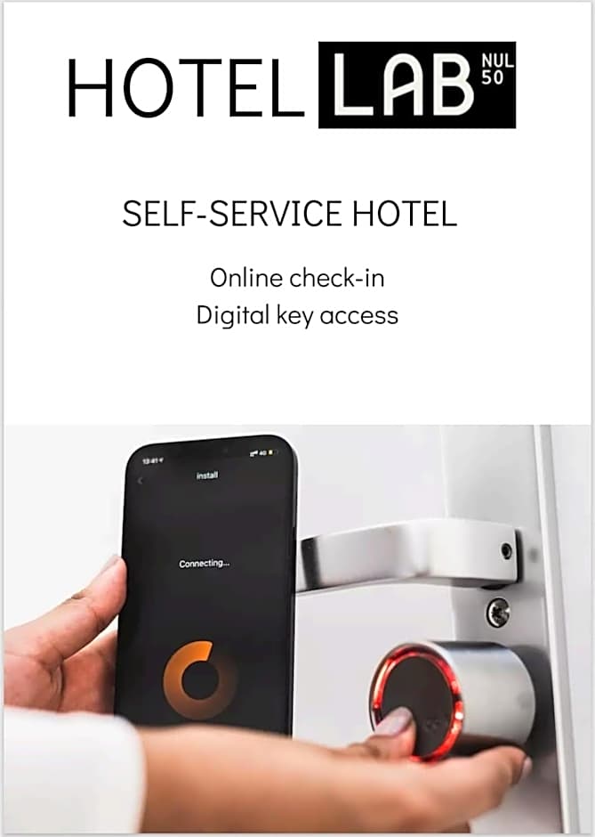 LABnul50 self check-in hotel Groningen
