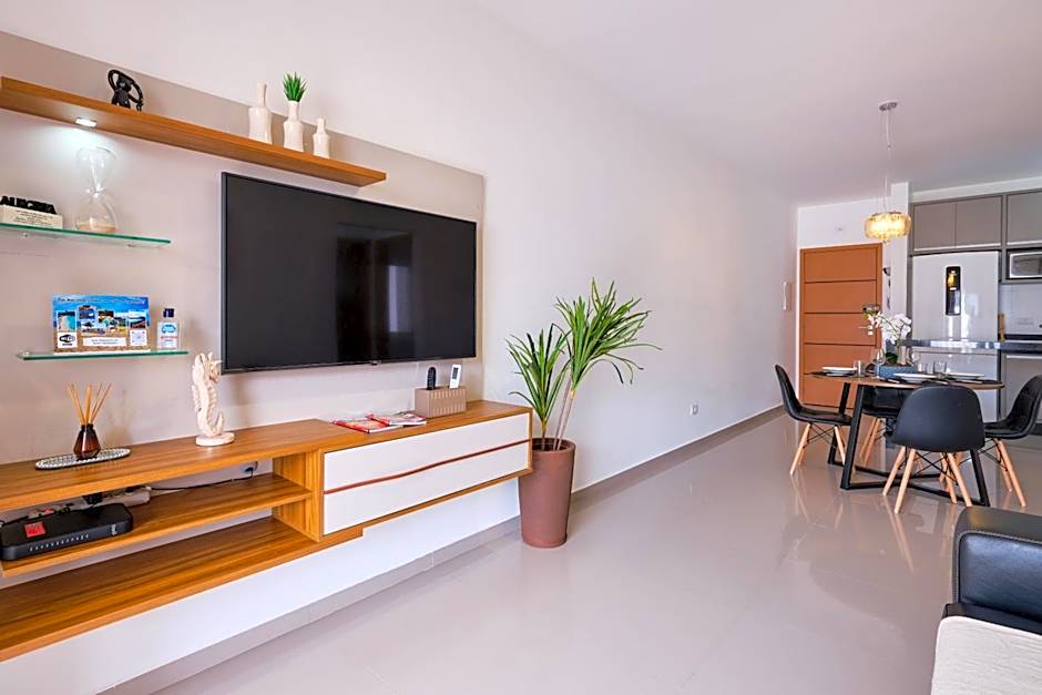 2 QUARTOS com Churrasqueira na Varanda, Piscina, Garagem interna, WiFi 500mbps, Ar Condicionado e Telas de Proteção