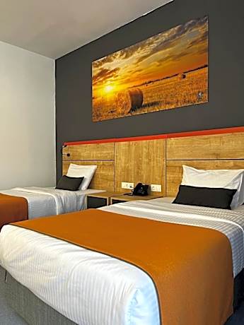 Hotel complex with various types of services