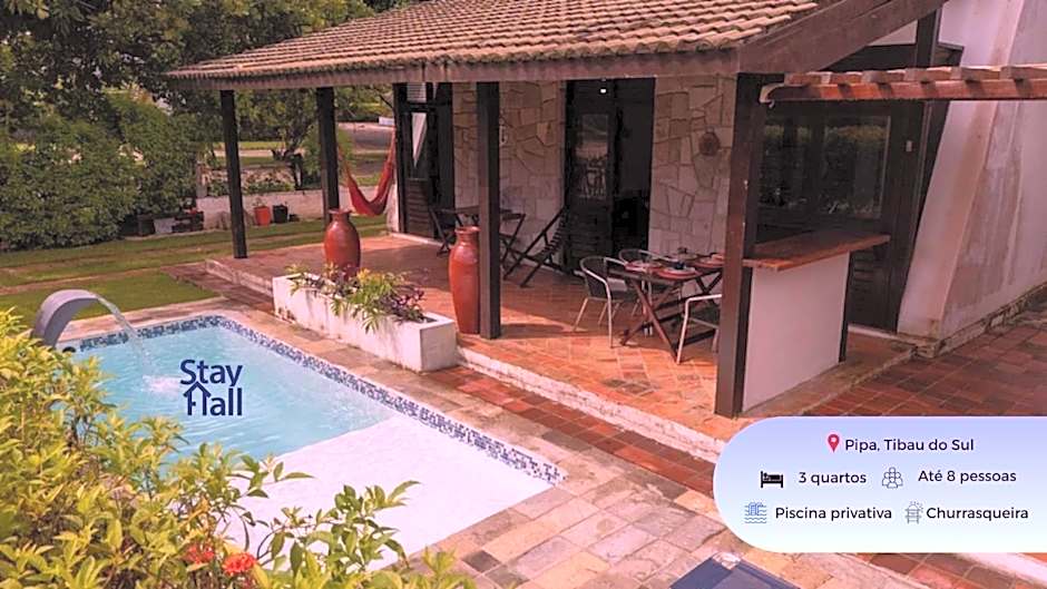 Casa Náutica Pipa Natureza-Piscina Privativa-089M