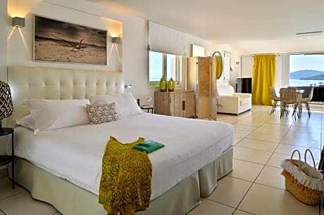 Panoramic sea view suite with jacuzzi