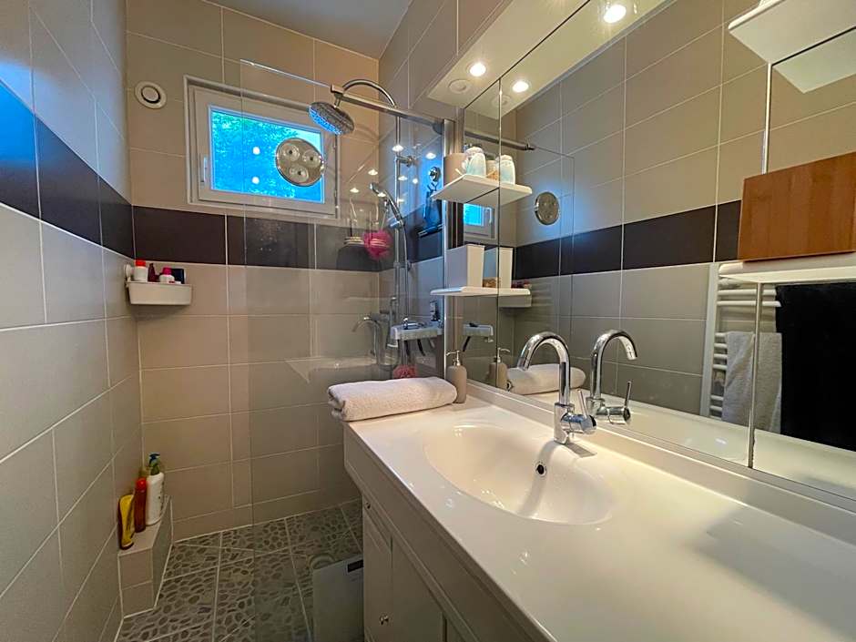 La chambre verte du gite de vendome