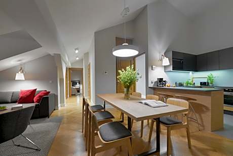 Three-Bedroom Penthouse Apartment with Fireplace