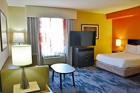 Studio, 1 King Bed with Sofa bed (Mobility/Hearing Access, Roll-In Shwr)