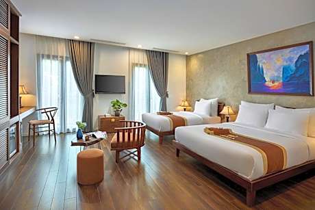 Triple Family Suite with Balcony and Mountain View