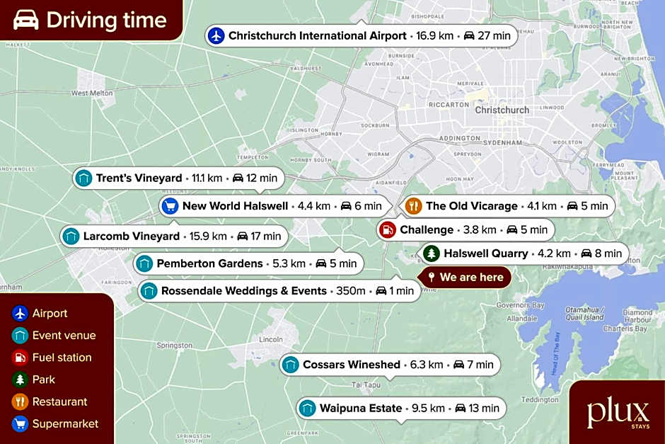 Villa City Break for couples 27 mins CHC Airport