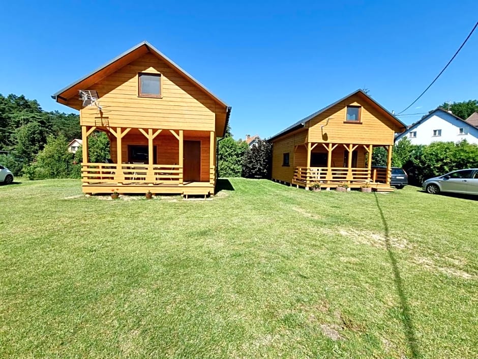 Domki Piamola Kąty Rybackie z wiatą do grillowania