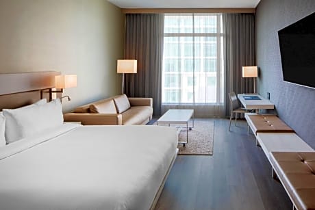 Premium, Guest room, 1 King, Sofa bed, Promenade view (Hearing Accessible)