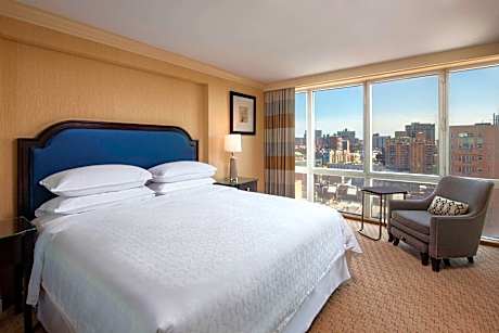Executive Suite, Club level, 1 Bedroom Executive Suite, 1 King, Sofa bed, City view, Top floor