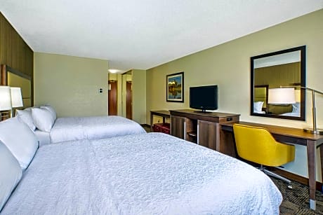 Large Queen Room with Two Queen Beds and Sofa Bed