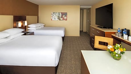 2 Double Beds with ADA Shower
