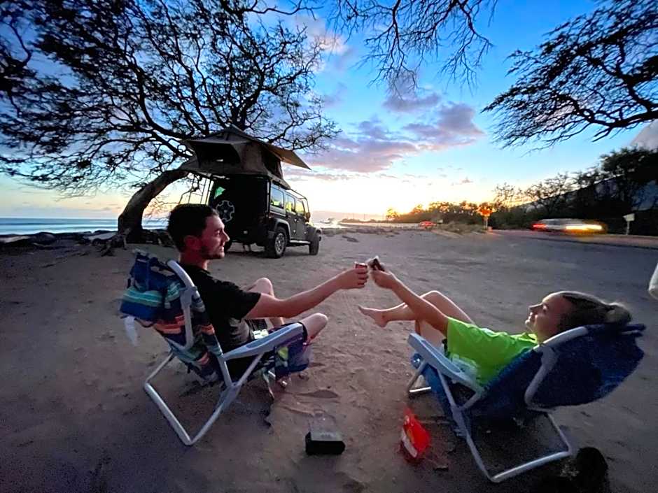 CampCar Maui Jeeps SUVs Hybrid Camper van Rentals with equipment and Travel Advice