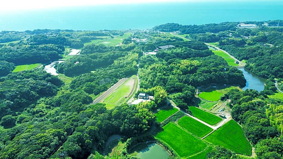 西海岸オーガニック小麦畑1200坪眺望FarmStayYululu