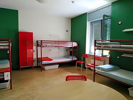 1 Bed in 8 Bed Male Dormitory Room