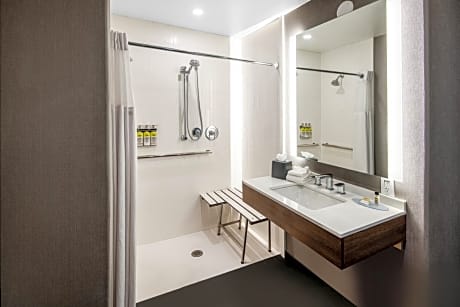 King Room - Hearing Accessible - Roll-in Shower/Non-Smoking