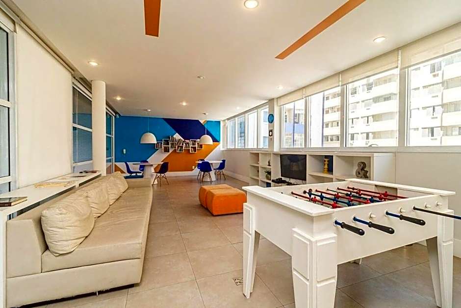 Studio moderno em condomínio de luxo pé na areia