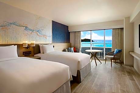 Premier, Deluxe Guest room, 2 Twin, Ocean view