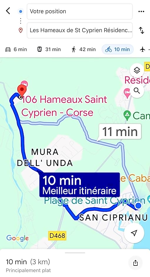 Appartement 2 pièces dans une résidence hôtelière Les Hameaux de Saint-Cyprien