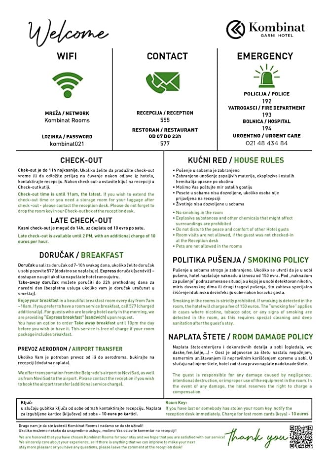 Kombinat Rooms City Center