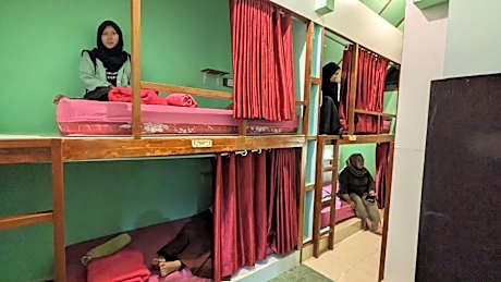 Bed in 6-Bed Female Dormitory Room