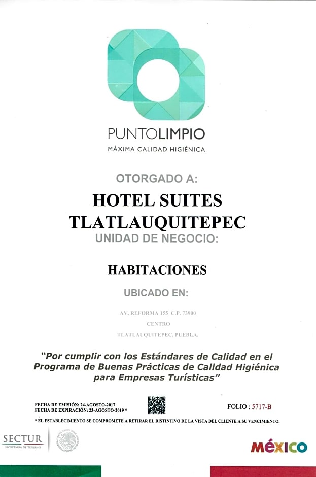 Hotel & Suites Tlatlauquitepec