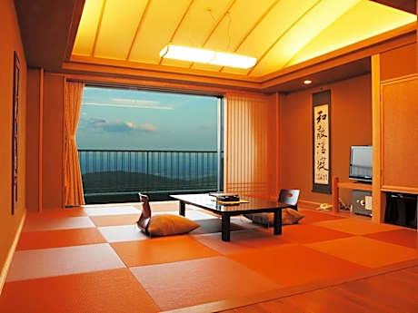 Modern Japanese-Style Room with Mountain view